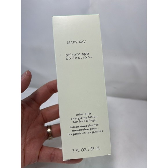 NIB Mary Kay Private Spa Collection Mint Bliss Energizing Lotion for Feet & Legs - Picture 1 of 2